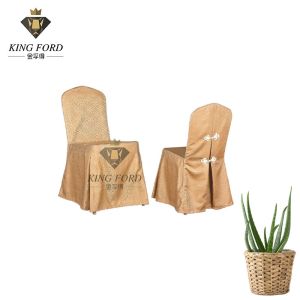 Wholesale 100% Polyester Stretchable Dining Back Chair Covers Plain Dyed from china suppliers