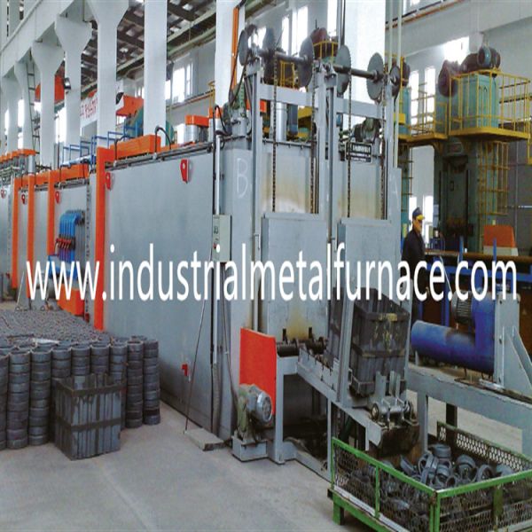Double Row Push Rod Isothermal Spheroidizing Heat Treatment Annealing Furnace