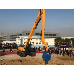 Environment Friendly Vibrating Pile Driver For Long Sheet Pile Driving Projects