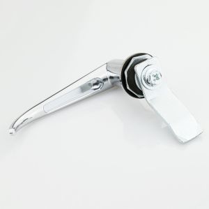 Modern Style Door Cabinet Handle Lock With Bright Chrome Plated Surface
