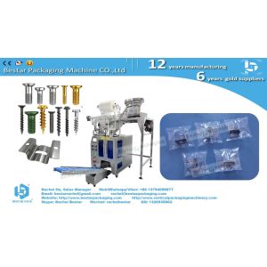 Automatic packaging machine for hardware fittings with counting function