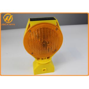 Waterproof 360 Degree Swivel Head Light Solar Flashing Warning Lights 0.4W