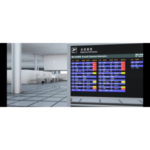 VMS Airport Flight Display Board LED Intelligent Navigation System