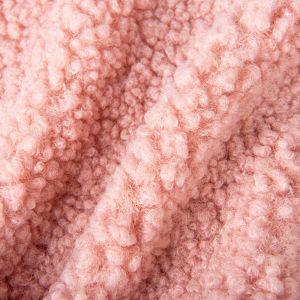 100 Polyester Knitted Teddy Fabric Textile with Customized Density Sherpa Fleece