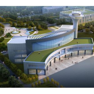 High Security Steel Structure Public Buildings Large Prefab Metal Buildings