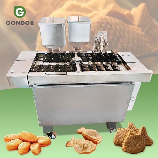 Quality Korean Mini Fish Cake Shape 18000w Malaysia Walnut Waffle Delimanjoo Tayaki Make Machine Manjoo Corn Manju Maker for sale