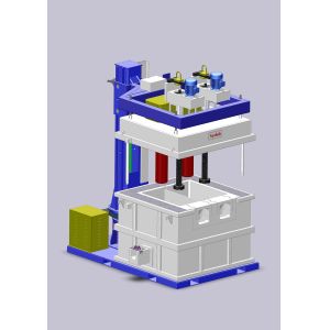 In Line Box Typed Aluminum Degassing 99.996 Percent Purity Process Of Refining