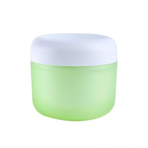 50g 100g 200g PP Material Double-Layer Matte Face Cream Jar For Face Creams And