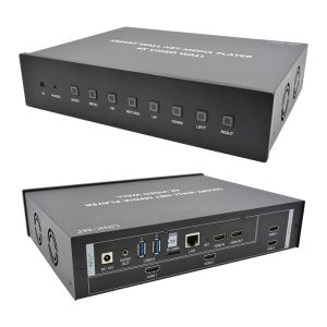 HDMI 2X2 4K Video Wall Controller Media Player TV Wall Processor For 4 TVs