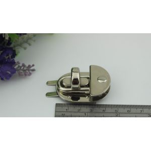 High level plating nickel free gold color metal purse turn locks