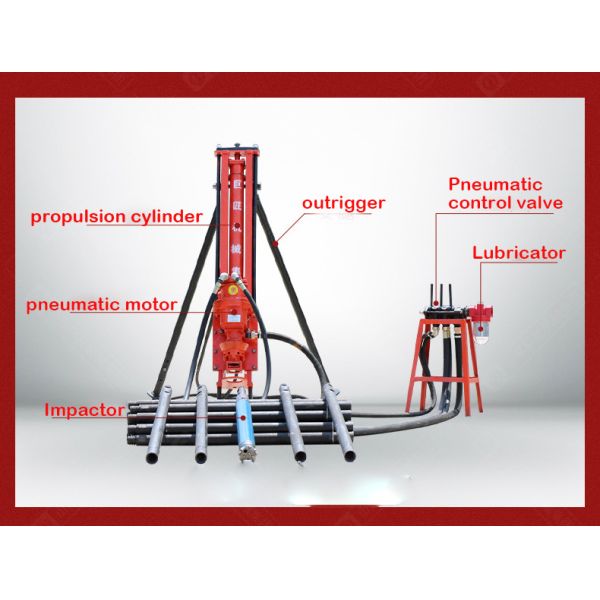Construction Foundation Drilling Rig Machine Pneumatic Rock Mining Drill Rig
