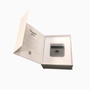 Magnetic Tuck Top Boxes Book Shape Paper Electronic Packaging Box