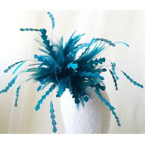 15*15 cm Goose Feather Flower Mount with Wire Accessory Fast Shipping via UPS