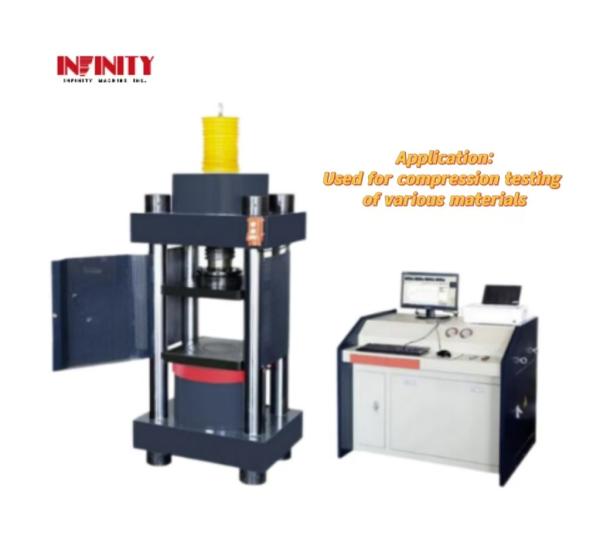 Quality 1500KN User Friendly Software Interface Micro Electro Hydraulic Servo Compression Test Machine for sale