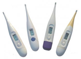 Electronic hardhead Memory Thermometers LCD Displaying Digital Pen Thermometer