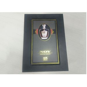 Logo Custom Magnetic Closure Box , Handmade Flip Top Magnetic Box Red Wine