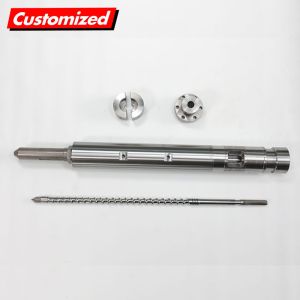 Stainless Steel Twin Screw Extruder Barrel Customizable Screw Barrel Set