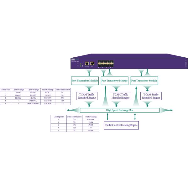 NetTAP® Network Packet Broker 10G Optic Link Network Tap Aggregator
