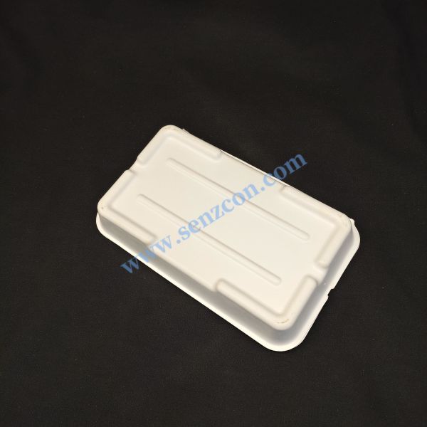 Direct sales from OEM factory. Multifunctional and universal pulp molded boxes. Made of white sugarcane pulp through dry pressing. Environmentally