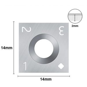 Carbide Woodturning Tools Varying Blade Widths for Optimal Performance 14x14x2