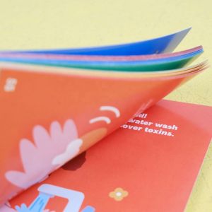 Box Printing Custom Waterproof Cover Softcover Saddle Stitching CMYK Matte