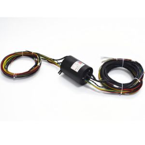 Low Torque Electrical Slip Ring Smooth Rotation IP65 RS485 Signal For Automation