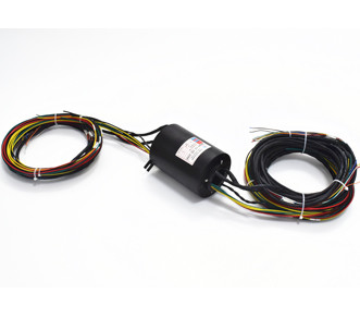 Low Torque Electrical Slip Ring Smooth Rotation IP65 RS485 Signal For Automation