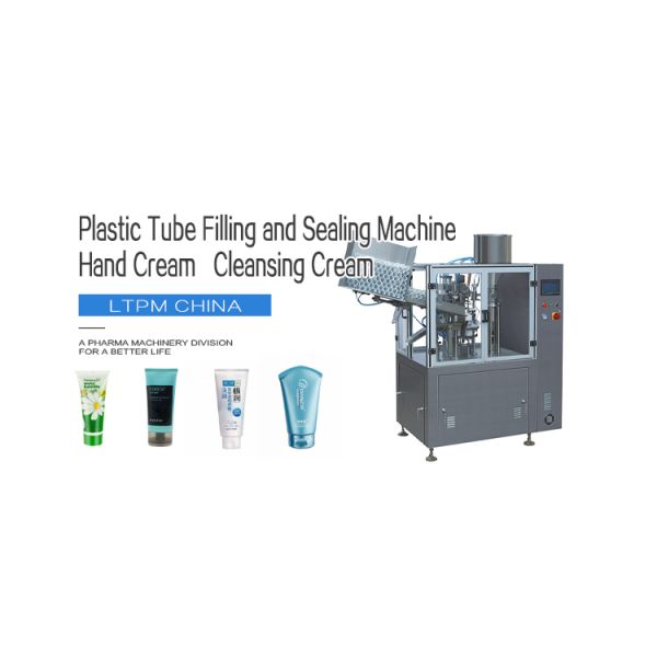 Plastic Hand Cream 0.6MPa Tube Filling Sealing Machine