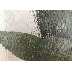 Curve / Flat Textured Glass Sheets , Obscure Frosted Patterned Glass