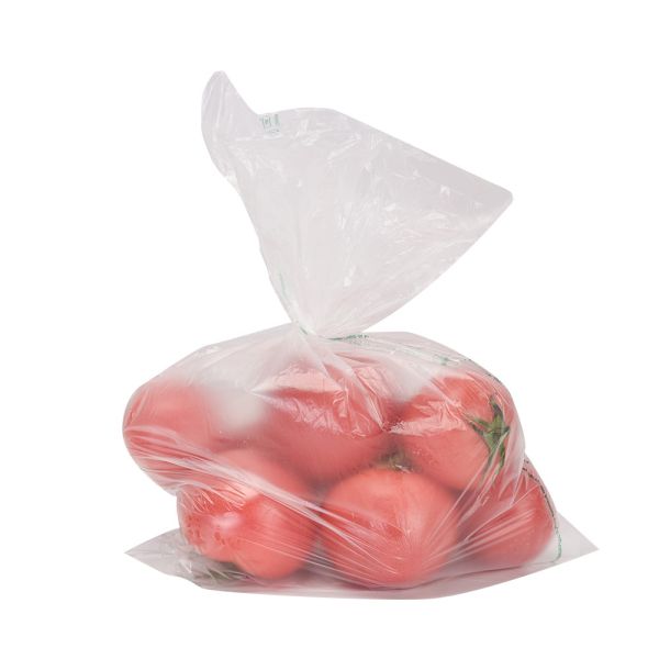 Clear Food Packing Flat Poly Bags On Rolls Bio Degradable HDPE Material And