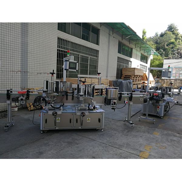 Flat / Square Bottle Sticker Labeling Machine Full Automatic 5000-8000B/H
