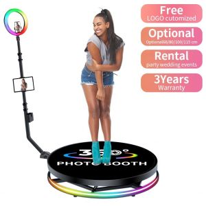 Gro Compatible 80-120CM Rotating Automatic 360 Selfie Spin Base Foto Ipad Photo