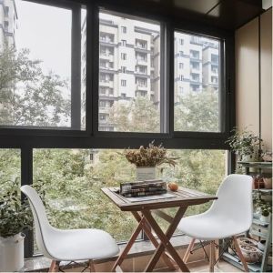 Modern Design Energy Efficient Aluminum Sliding Windows With Double Glazing