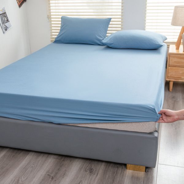 Plain Bed Sheet / Fitted Bed Sheet Set Hypoallergenic 400 Thread Count for All