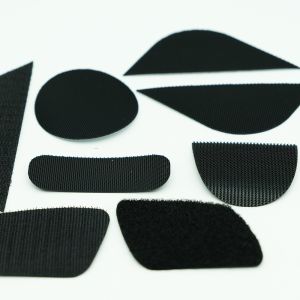 Die Cut Hot Melt Adhesive Hook And Loop Patches Heavy Duty Fastening