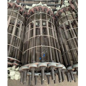 Class 8.8 HDG Anchor Bolt System With Setting Plate For Power Transmission Steel