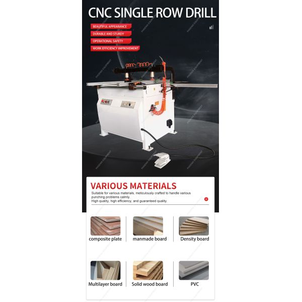 MZ73211 Single Row Drilling Vertical Automatic Wood CNC Multi Boring Machine Drill Press
