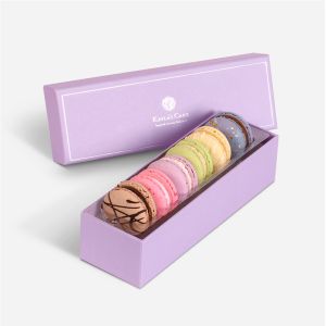 Wholesale Custom Rigid Macaroon Gift Packaging Boxes With Plastic Tray from china suppliers