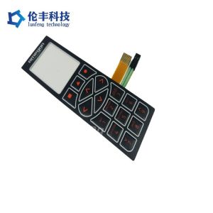 3.3V Driver Voltage Flexible Printed Circuit Membrane Switch with Polyester or