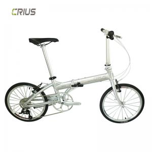 China 20 Inch Crius Folding Bike V Brake and 9 Speed The Perfect Combo for Outdoor Workouts on sale