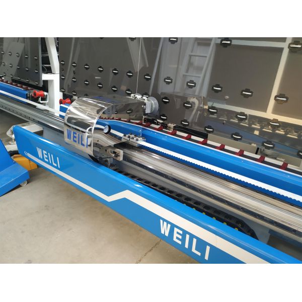 2m Automatic Insulating Glass Machine Silicone Glue Sealing Robot Sealant Spreading Line