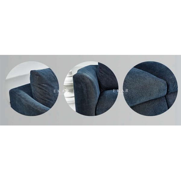 Contemporary Modern Design Fabric Corner L Shaped Sectional Sofa AW-1708