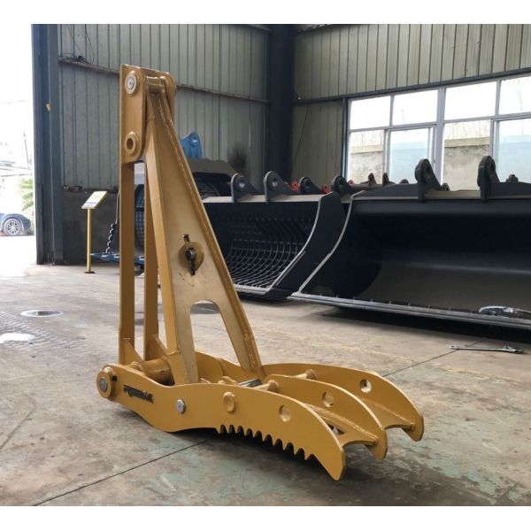 Q345B Backhoe Bucket With Thumb Optimized for Grading Site Cleanup