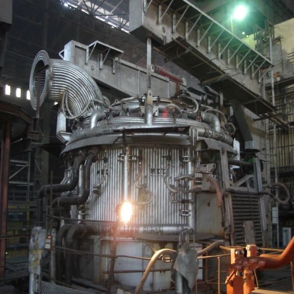 Quality 10T Electric Arc Furnace with Smelting Temperature Control High Heat Efficiency and Impurity Removal for Steel Production for sale