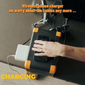 Portable Solar Power System with 288Wh Capacity 3500 Recycles and 1 Year