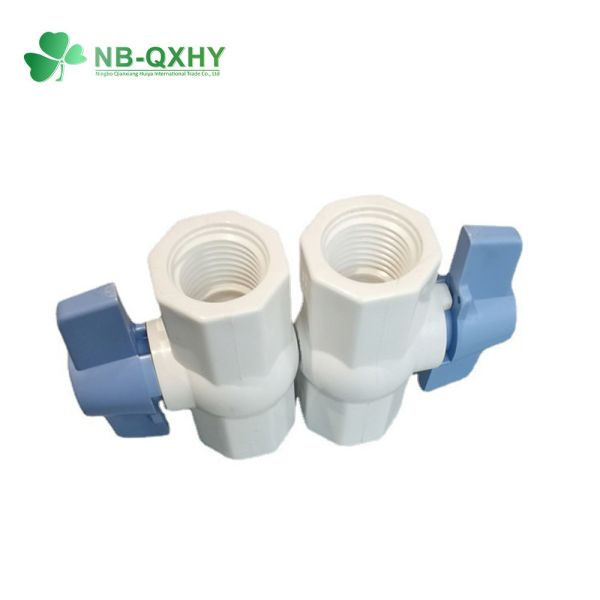 Quality High Pressure PN1.0-32.0MPa UPVC 1/2 BSPT Thread Octagonal Ball Valve with Plating Cap for sale