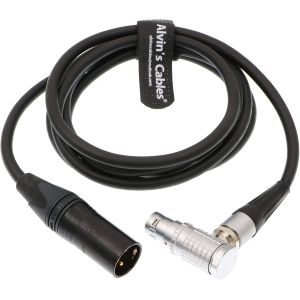 China ALEXA MINI/AMIRA Camera Power Cable XLR 3 Pin Male To 2B 8 Pin Female Right Angle on sale