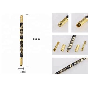 Stainless Steel Handle Disposable Microblading Tattoo Pen With Blade 135mm