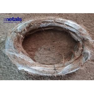 Industrial 16 Gauge Galvanized Wire Low Carbon Steel For Binding BWG20
