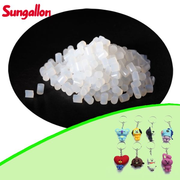 Sungallon Paintable TPR Raw Material TPE Elastomer Material for Toy Figurines Eco-Friendly